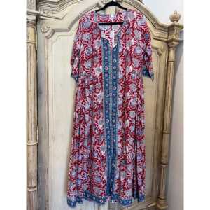 Robe Kurta Baroque BHOPALI, élégante, pour couvrir les maillots de bain - Product Image 1