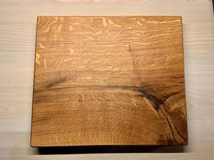 Planche à découper carrée en bois faite à la main élégante-Plateau en bois de noyer naturel Durable et durable Planche de service de 12mm d'épaisseur - Product Image 5