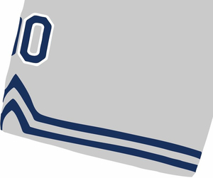 Shorts de basket gris pour femmes avec bordure bleu marine et taille à cordon de serrage, coupe classique, toutes saisons, nom de l'équipe imprimé - Product Image 2