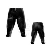 Ensembles d'uniformes de football américain pour hommes en marque privée, manches courtes, 100% polyester, logo personnalisé, haute qualité, grande taille, séchage rapide
