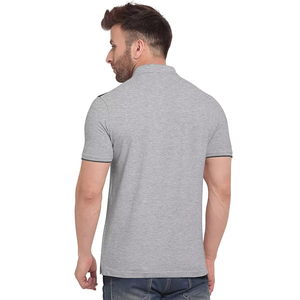 Polo para hombre, característica de secado rápido, nueva moda, algodón de alta calidad, transpirable, informal, de talla grande, logotipo de diseño liso - Product Image 6