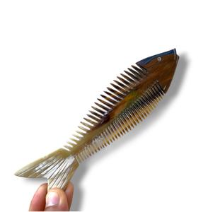 Peine de Pelo de Cuerno Natural Real Hecho a Mano y Ecológico, Personalizado para Salón de Masajes, Mujeres y Hombres, Exportaciones Blatant, ARTESANÍA Atemporal - Product Image 2