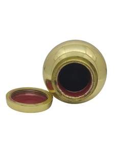 ภาชนะใส่เถ้ากระดูกทองเหลืองบริสุทธิ์ของเก่าหรูหราจากอินเดียทำจากผู้ผลิตจากอินเดีย - Product Image 2