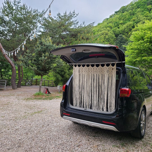 Tapisserie de porte en macramé et décoration murale pour mariages, pour décorations de plafond de mariage - Product Image 2