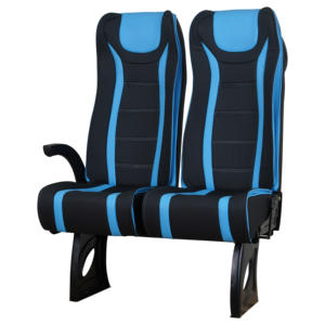 Asiento Reclinable M2 para Autobús, Minibús o Autocar con Accesorios Traseros, Red para Revistas, Bandeja para Comida y Agarradera - Product Image 3