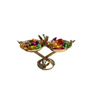 Elegant Classic Japanese Style Gold Rose <b>Sugar</b> Snack <b>Bowls</b> Luxury Box Kitchen Decoration Presentation Metal Azade Bakir Single - Product Image 1