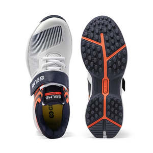 Chaussures de sport S8 SOLM8 pour garçons et filles - Bleu marine/Orange, doublure en caoutchouc pour l'entraînement sportif - Product Image 4