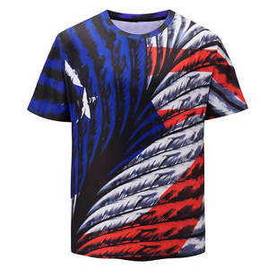 Custom Logo Cotton Polyester Plain T-Shirt for Men New Design Casual Short Sleeve Style Solid Pattern Knitted <b>Fabric</b> Made - Product Image 3