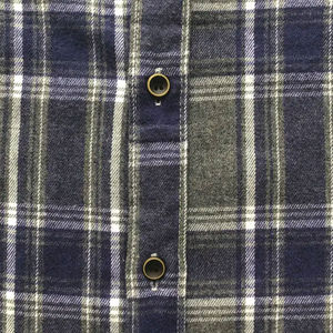 Camisas de franela sólida para hombre de nuevo diseño 100% algodón Regular Fit Casual manga larga transpirable secado rápido - Product Image 6