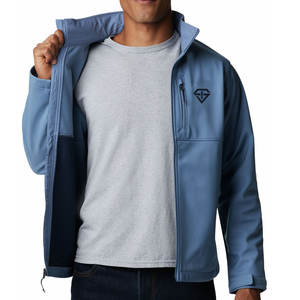 Custom Made Men's Softshell <b>Jacket</b> <b>Thin</b> Stand Collar Breathable <b>Waterproof</b> Windproof Custom Logo Casual for Winter Outdoor Use - Product Image 4