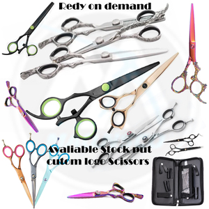 Ciseaux de coupe et d'amincissement de salon de coiffure personnalisés de haute qualité 5.5" - Product Image 4