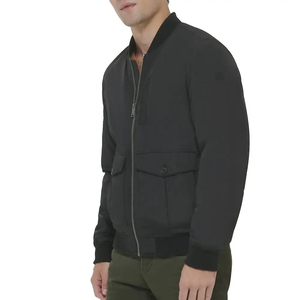 Blouson aviateur en satin d'inspiration rétro OEM Vêtements d'extérieur de baseball personnalisés pour les clubs, les écoles et les événements Veste universitaire - Product Image 4