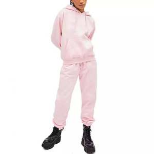 Nouveaux survêtements d'hiver pour femmes, 100% coton, couleur unie, imprimés, ensembles grande taille, respirants, séchage rapide, survêtements en vente - Product Image 1