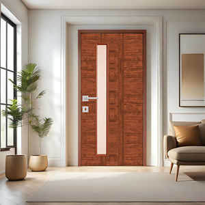 Puerta Interior de PVC Impermeable, Resistente al Fuego y a las Termitas para Baño, Dormitorio, Cocina, Hogar, Hotel, Fábrica OEM - Product Image 1