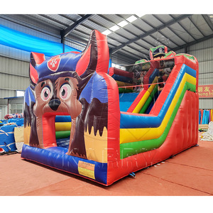Commercial Grade PVC <b>Inflatable</b> Dog Theme Bounce <b>House</b> with Slide - Product Image 3
