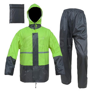 Traje de lluvia personalizado para hombre al por mayor de calidad superior Traje de lluvia de manga larga Traje de lluvia de diseño personalizado - Product Image 1