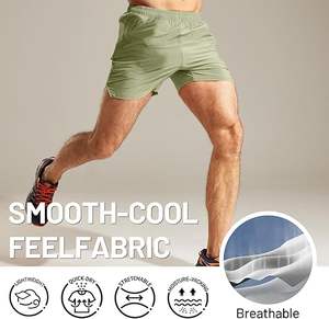 Nouveauté, faible MOQ, marque privée, vêtements de sport décontractés, vêtements de sport de fitness, shorts de cycliste, shorts d'entraînement de basketball pour hommes, 100% polyester - Product Image 4