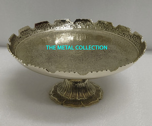 El último plato de latón para servir para el hogar, Hotel y restaurante, vajilla de mesa, plato y plato de latón con forma de loto de Color dorado - Product Image 5