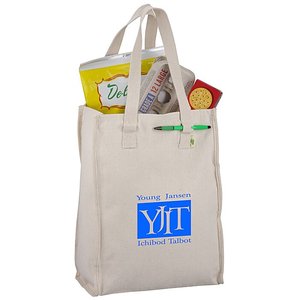 Bolsa de Compras Reutilizable, Ecológica y Duradera, de Algodón Natural, con Asas Dobles, Tamaño y Logotipo Personalizables - Product Image 1