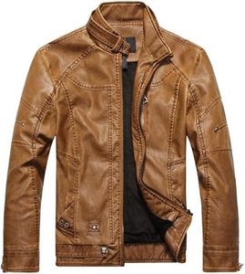 Veste en cuir de mode d'hiver pour hommes la plus vendue sur mesure avec un nouveau tissu teint en état de haute qualité traité - Product Image 1