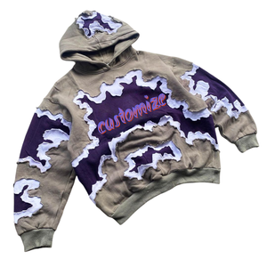 Nouvel arrivage de sweat à capuche d'hiver 100% coton au design unique, personnalisé, lavé à l'acide de haute qualité - Product Image 4