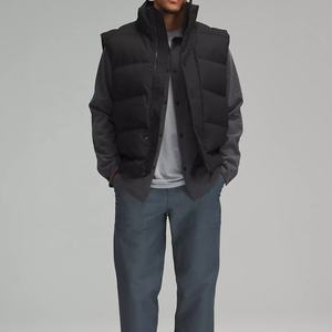 Logo personnalisé OEM sans manches à capuche bulle doudoune gilet veste gilets chaud hiver hommes gilet pour hommes - Product Image 2