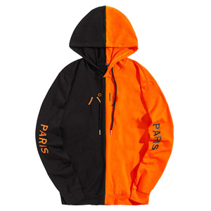 Sudadera con capucha para hombre, de algodón, de gran tamaño, con Logo impreso, de lana, liso, OEM, alta calidad, para invierno - Product Image 1