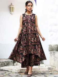 Elegant Round Neck Frock Style Dress Indian Long Ethnic Wear <b>Women</b> Party & Festive Outfit Wholesale Manufacturer - Product Image 2