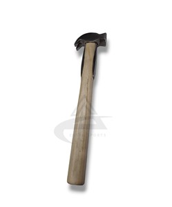 Meilleur outil de maréchal-ferrant de qualité pour soins des chevaux avec manche en bois Marteau à sabot en fer et nickel pour les soins du fer à cheval - Product Image 2