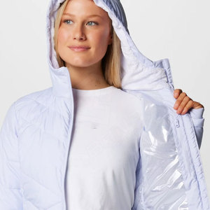 Chaqueta acolchada de invierno impermeable de piel de oveja satinada personalizada de alta calidad unisex con estampado de logotipo personalizado - Product Image 5