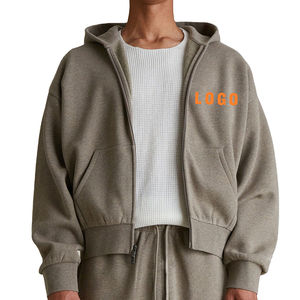 Sudadera con Capucha de Alta Calidad, Corte Regular, Personalizada, para Hombre, Forro Polar Grueso, 100% Algodón, Ecológica, Impresión Digital de Invierno, Ropa OEM - Product Image 1