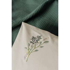 Ensemble de housse de couette double piqué en coton Sophia Green - Product Image 2