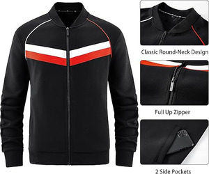 Ropa de entrenamiento y jogging transpirable para hombres, chándal con logotipo personalizado para hombres, conjuntos de chándal de gimnasio para hombres - Product Image 3