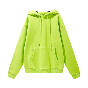 French Terry Pullover Hoodies Casual Cotton Hooded Drawstring Pullover Sweatshirts Hoodies - Product Image 1