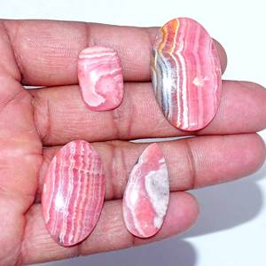 Hermosa Rodocrosita natural piedra preciosa suelta al por mayor mezcla forma y tamaño cabujón piedra preciosa suelta para uso fabricación de joyas - Product Image 1