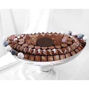 Modern Luxury Black Metal Handmade BPA Free Eco-Friendly Durable Party <b>Sweets</b> Dish Tabletop Serving Bowl - Product Image 3