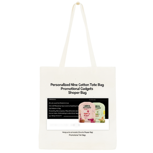 Bolsa de Tela de Algodón Personalizada con Nueve Compartimentos, Bolsa de Compras Promocional - Product Image 2