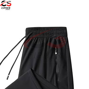 กางเกงวิ่งแฟชั่นระบายอากาศได้ดีสำหรับผู้ชายกางเกงวิ่งสไตล์ใหม่ปรับขนาดได้สีพื้น - Product Image 6