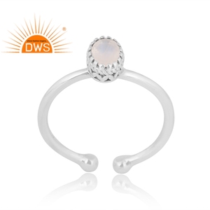 New Pattern Design 925 Sterling Silver Natural Rainbow Moonstone Gemstone <b>Ring</b> For Women Custom Jewelry For Women Gift For Her - Product Image 1
