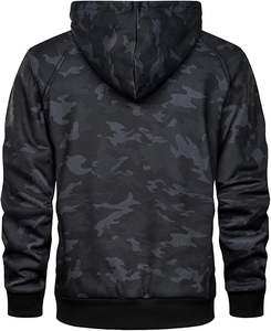 Sudadera con Capucha de Algodón 100% de Alta Calidad para Hombre, Diseño Personalizado por Sublimación, Patrón Sólido, Ropa de Calle de Invierno con Capucha - Product Image 5
