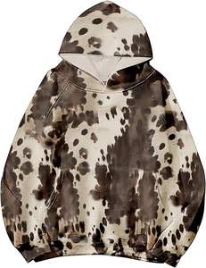 เสื้อสเวตเชิ้ตผู้หญิงสไตล์สตรีทแวร์ แบรนด์ Lauweion แบบสวมหัว ปรับแต่งได้ เหมาะสำหรับฤดูหนาว ทรงหลวม ผ้าฟลีซเนื้อนุ่ม แขนยาว มีกระเป๋าจิงโจ้ พร้อมลายตัวอักษร - Product Image 6