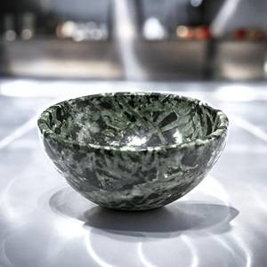 Cuenco de piedra de flor de cristal Natural tallado a mano Reiki Healing & Feng Shui Chakra Altar decoración del hogar para meditación y estilo mascota - Product Image 1