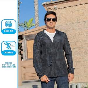 Chaqueta Cortavientos Impermeable y Transpirable con Capucha, Ligera, Unisex, Personalizable, con Cierre, de Tela PU Lisa, Cuello Alto - Product Image 4