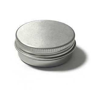 Envase de Aluminio Plateado Brillante Personalizado OEM, Caja para Velas, Contenedor con Tapa de Rosca para Polvo Suelto, Cuidado de la Piel, Crema Facial, Cosméticos, Rubor - Product Image 2