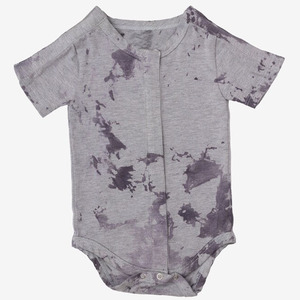 บอดี้สูทสำหรับทารกแบบเข้า-ออกแนวตั้งสีเทาสไตล์กำหนดเองบอดี้สูทแบบปรับไหล่หนีบเข้าได้เสื้อผ้าแบบท่อและพอร์ตเสื้อผ้าแบบ Nicu/Picu - Product Image 4