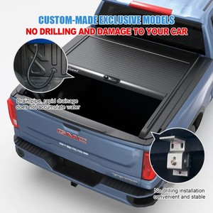 ฝาปิดกระบะท้ายรถกระบะแบบแข็ง อลูมิเนียม แบบม้วนล็อค สำหรับรถ Dodge Ram 1500 และ GMC Sierra 1500 - Product Image 5