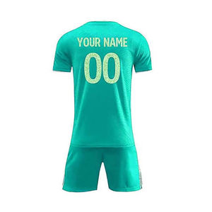 La ropa deportiva más vendida, uniforme de fútbol para hombre, secado rápido, ligero, logotipo personalizado, impresión, nombre de equipo personalizado, OEM - Product Image 3