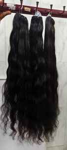 100% faisceaux de cheveux humains de couleur naturelle extensions de cheveux humains de couleur naturelle - Product Image 3