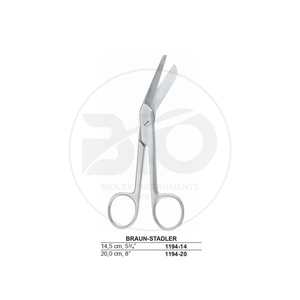 Ciseaux chirurgicaux manuels en acier inoxydable massif de qualité médicale, durables, pour l'épisiotomie - Product Image 3