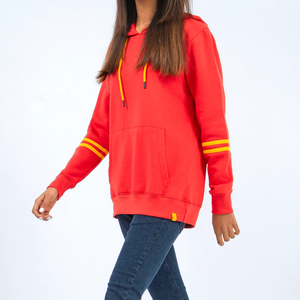 Custom Printed Embroidered Oversized Streetwear Casual Winter Hooded <b>Fleece</b> <b>Jumper</b> Plain Color Cotton Blend Hoodies for Sports - Product Image 2